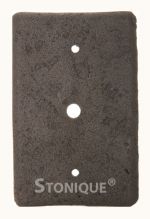 Stonique® TV/Cable Switch Plate Cover in Charcoal